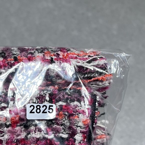 Talbots Skirt Size 6P Petites Pink Plaid Tweed Fray Fringe Hem Wool Blend Pencil - Picture 12 of 12